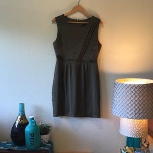 Olive Green Fitted Dress